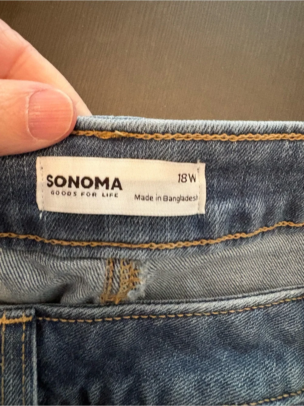 Plus Size Sonoma Goods For Life® High Rise Wide-Leg Jeans Size 18W
